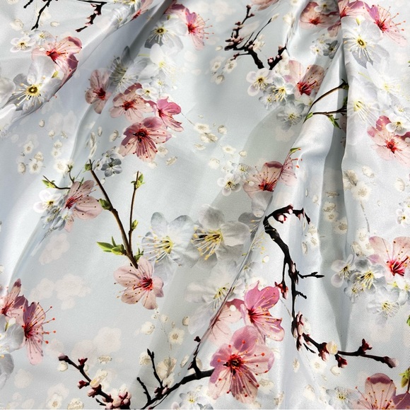 SOLD Ted Baker Oriental Blossom Tillye Burnout Flared Midi Skirt - Picture 5 of 10